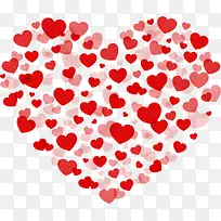 唯美红色爱心-空若网 唯美红色爱心-空若网