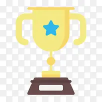 扁平化奖杯PNG下载-空若网 扁平化奖杯PNG下载-空若网