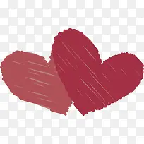 手绘涂鸦心心相印-空若网 手绘涂鸦心心相印-空若网