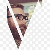 创意海报设计三角形图片男-空若网 创意海报设计三角形图片男-空若网