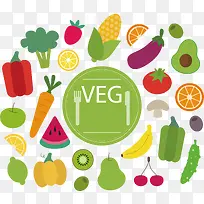 矢量图蔬菜-空若网 矢量图蔬菜-空若网