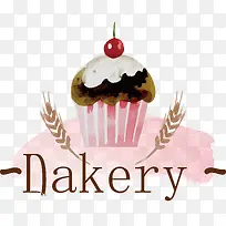 水彩蛋糕logo设计-空若网 水彩蛋糕logo设计-空若网