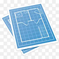 蓝图png矢量素材-空若网 蓝图png矢量素材-空若网