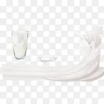 白色牛奶杯牛奶飘带-空若网 白色牛奶杯牛奶飘带-空若网