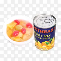 产品实物黄桃樱桃水果罐头-空若网 产品实物黄桃樱桃水果罐头-空若网