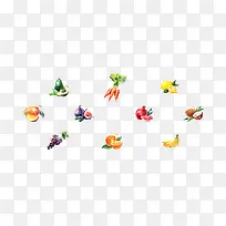 蔬菜水果背景-空若网 蔬菜水果背景-空若网