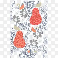 水果底纹-空若网 水果底纹-空若网