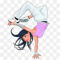 矢量时尚街舞-空若网 矢量时尚街舞-空若网