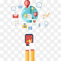 扁平化图形-空若网 扁平化图形-空若网