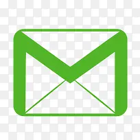 绿色的email标志图标-空若网 绿色的email标志图标-空若网
