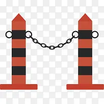 矢量图红色铁链连接-空若网 矢量图红色铁链连接-空若网