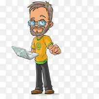 拿电脑的网络工程师-空若网 拿电脑的网络工程师-空若网