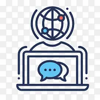 扁平化短信息PNG-空若网 扁平化短信息PNG-空若网