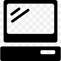 老式的个人电脑图标-空若网 老式的个人电脑图标-空若网