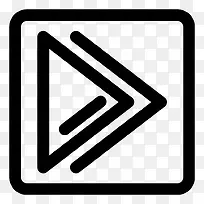 快向前按钮web-UI-icons-空若网 快向前按钮web-UI-icons-空若网