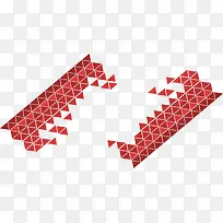 酒红色几何三角形-空若网 酒红色几何三角形-空若网