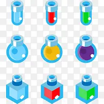 矢量试管-空若网 矢量试管-空若网