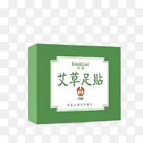 现代艾草中药足贴包装-空若网 现代艾草中药足贴包装-空若网
