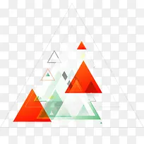 卡通手绘三角形装饰-空若网 卡通手绘三角形装饰-空若网