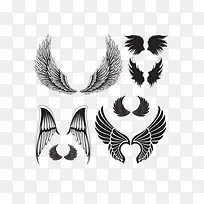 翅膀矢量图-空若网 翅膀矢量图-空若网