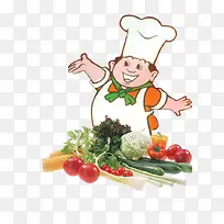 各种蔬菜卡通厨师-空若网 各种蔬菜卡通厨师-空若网
