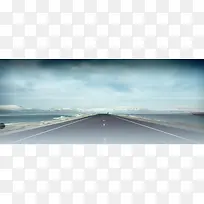 1920公路天空海报背景-空若网 1920公路天空海报背景-空若网