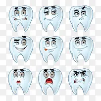 卡爱卡通牙齿表情-空若网 卡爱卡通牙齿表情-空若网