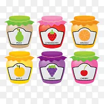 矢量水果罐子-空若网 矢量水果罐子-空若网