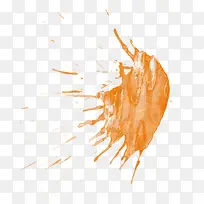 橙色泼墨效果-空若网 橙色泼墨效果-空若网
