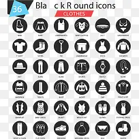 可爱圆形衣服图标矢量素材-空若网 可爱圆形衣服图标矢量素材-空若网