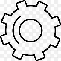 齿轮轮廓图标-空若网 齿轮轮廓图标-空若网