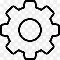 齿轮轮廓图标-空若网 齿轮轮廓图标-空若网