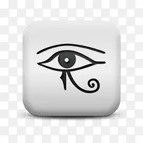 磨砂白广场图标文化埃及眼SC文-空若网 磨砂白广场图标文化埃及眼SC文-空若网