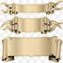 矢量黄色纸张卷起对称-空若网 矢量黄色纸张卷起对称-空若网