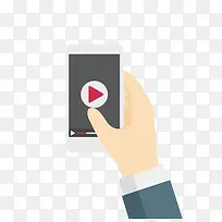 拿着手机准备看电视的-空若网 拿着手机准备看电视的-空若网