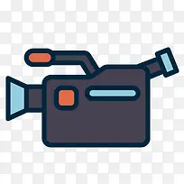 灰色扁平化摄像机元素-空若网 灰色扁平化摄像机元素-空若网