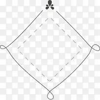 斜线边框矢量-空若网 斜线边框矢量-空若网