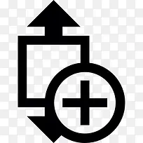 高度尺寸的添加按钮图标-空若网 高度尺寸的添加按钮图标-空若网