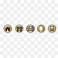 矢量联系方式图标-空若网 矢量联系方式图标-空若网