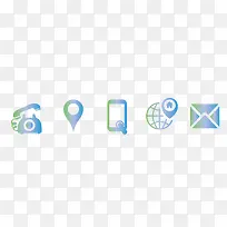 矢量地址电话图标-空若网 矢量地址电话图标-空若网