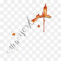 纽约英文艺术字-空若网 纽约英文艺术字-空若网