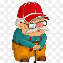 卡通白胡子老头动画阿拉蕾帽子-空若网 卡通白胡子老头动画阿拉蕾帽子-空若网