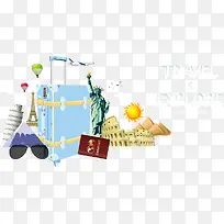 矢量世界旅游名胜古迹-空若网 矢量世界旅游名胜古迹-空若网