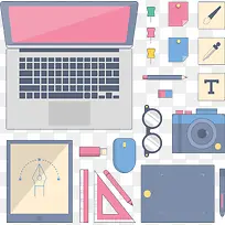 卡通设计师笔记本电脑-空若网 卡通设计师笔记本电脑-空若网