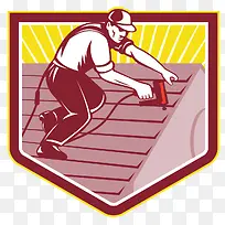 正在修理房子的安装工人-空若网 正在修理房子的安装工人-空若网