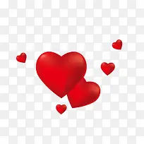 卡通红色爱心设计-空若网 卡通红色爱心设计-空若网