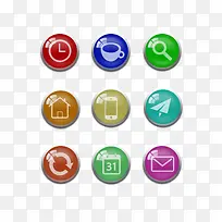 卡通按钮-空若网 卡通按钮-空若网