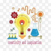 矢量扁平化学习素材-空若网 矢量扁平化学习素材-空若网