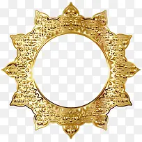 金色边框插画素材矢量-空若网 金色边框插画素材矢量-空若网