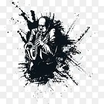 墨迹人物-空若网 墨迹人物-空若网